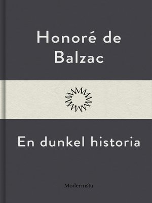 cover image of En dunkel historia